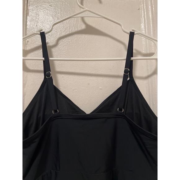 Grace Karin V-neck Tummy Control One Piece Swimdress Swimsuit NWT Size L - Picture 7 of 10